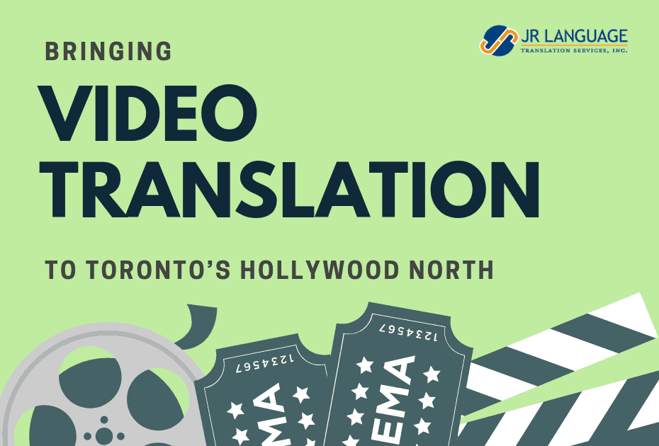 Toronto video translation global reach Image