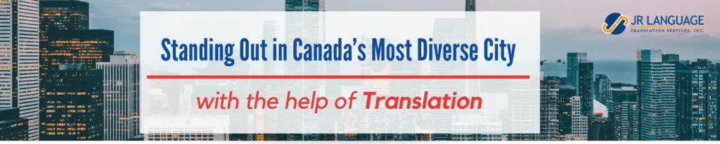 diverse Toronto translation