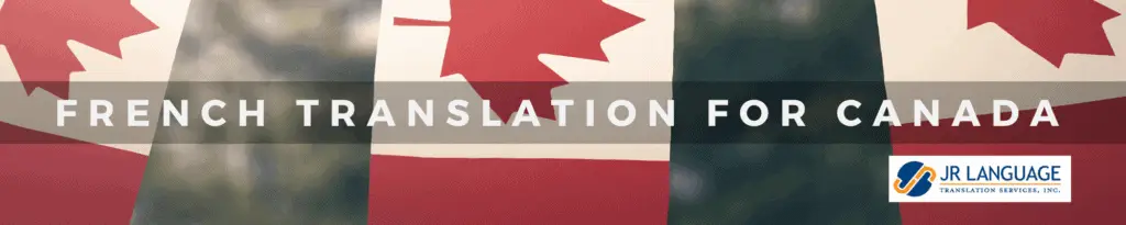 French Language Translation Services for Canada