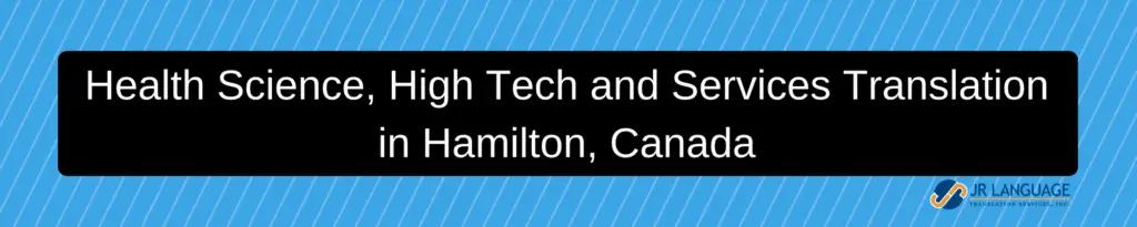 Hamilton translation services for health science