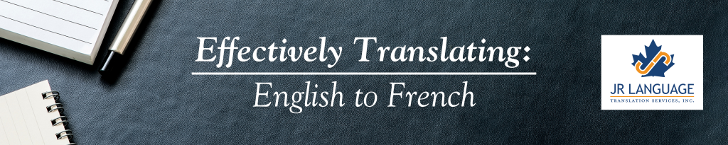 French Translation Services banner Image